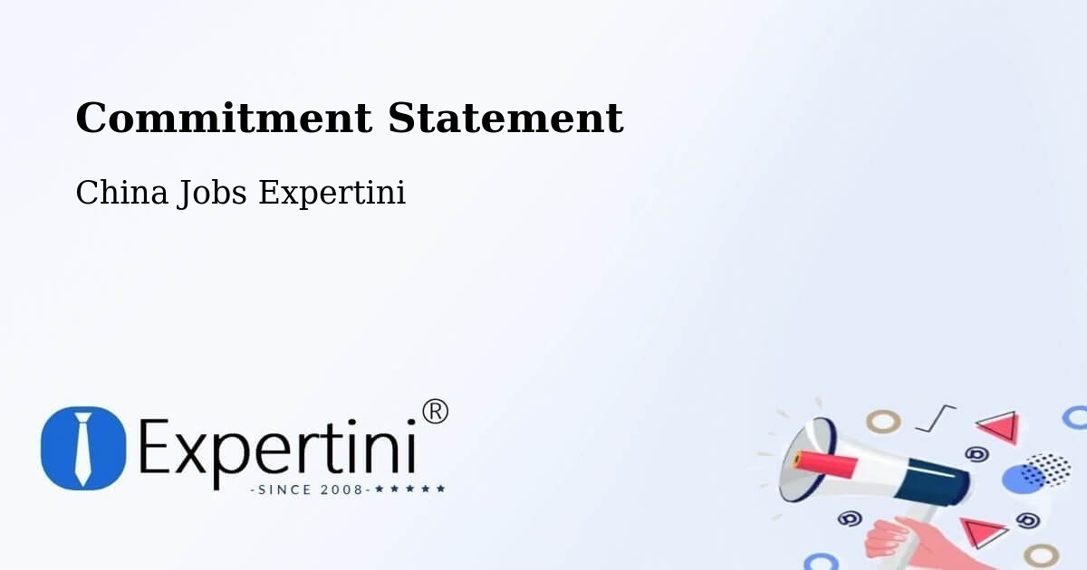 Corporate Commitment – Baoding - China Jobs Expertini